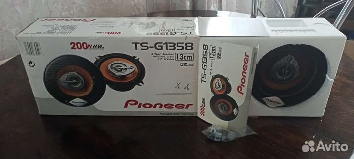 Акустика колонки автомобильные pioneer новые