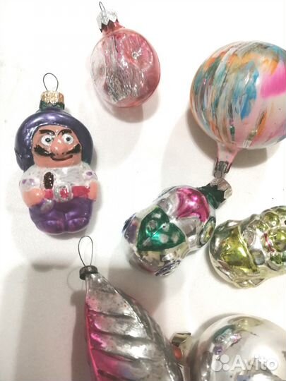 Елочные игрушки СССР Бармалей и другие