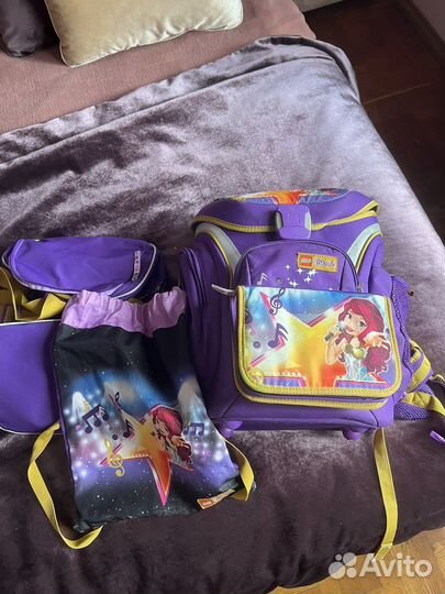 Рюкзак школьный для девочки lego
