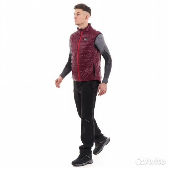 Жилет утеплённый dragonfly vest 100 Burgundy 36020