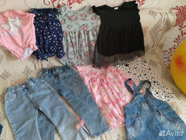 Вещи пакетом на девочку 98-104