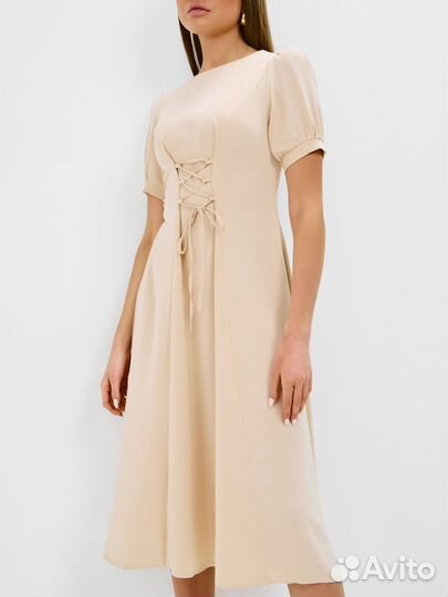 Seduction Store Платье женское вечернее телесное