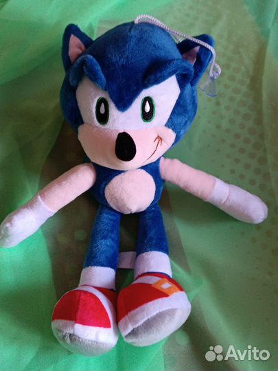 Мягкая игрушка соник синий 30см