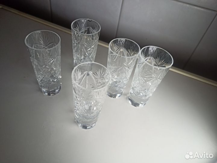 Хрустальные стопки