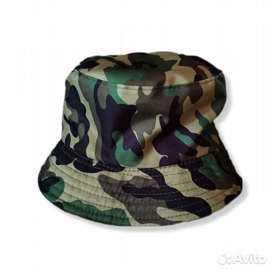 Винтажная двухсторонняя панама 