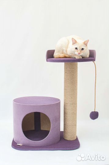 Домик для кошки с когтеточкой