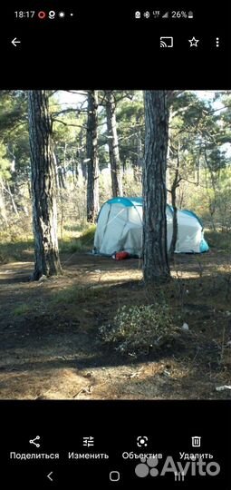 Палатка 4-местная arpenaz family 4.1 Quechua