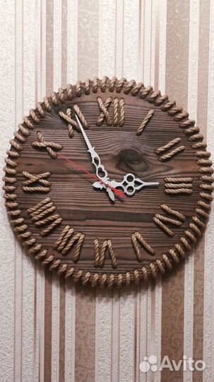 Настенные часы из дерева Лофт / Loft