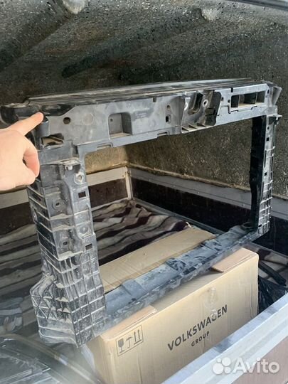 Передняя панель суппорт радатора WV Polo 2020-2023