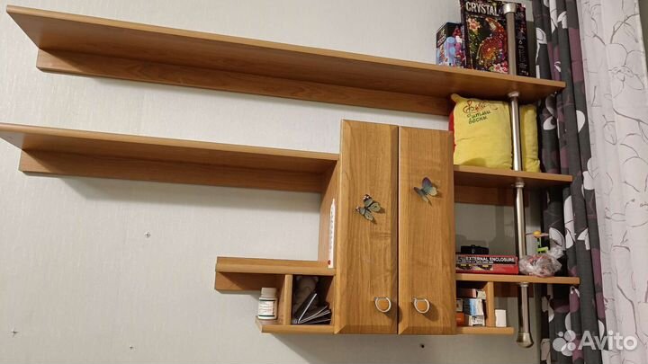 Полка настенная деревянная