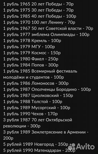 Юбилейные рубли СССР