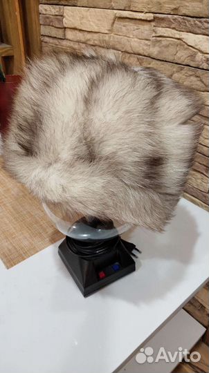 Шапка из песца женская