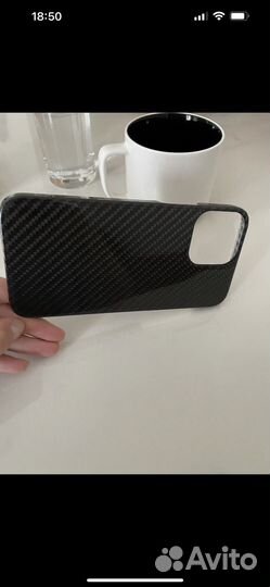 Чехол из карбона 13 pro max