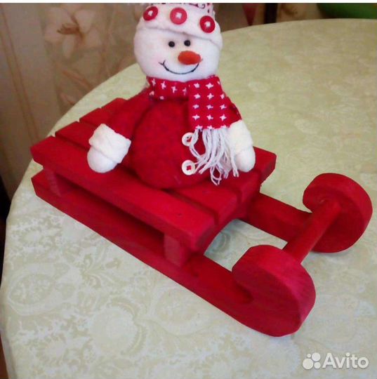 Декоративные санки