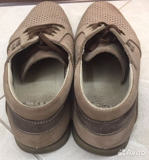 Туфли мужские 40 размер бежевые