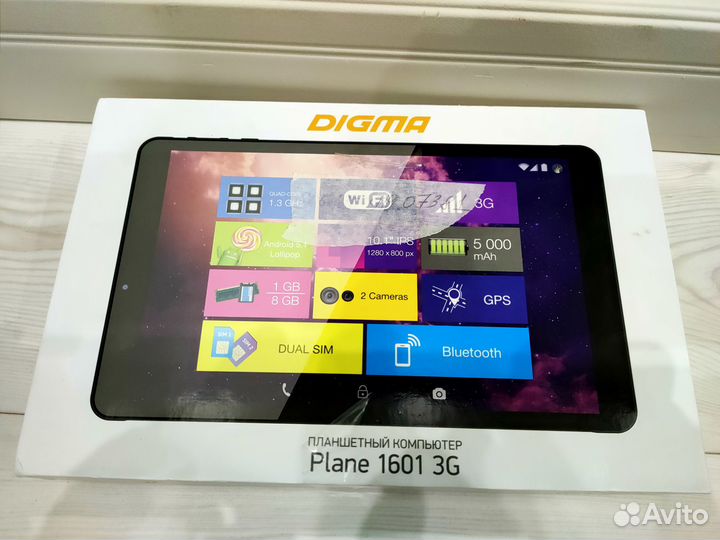 Планшет Digma Plane 1601 3G 10.1