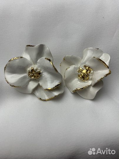 Серьги гвоздики ручной работы