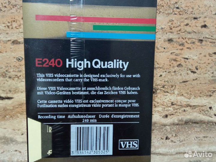 Видеокассеты vhs новые