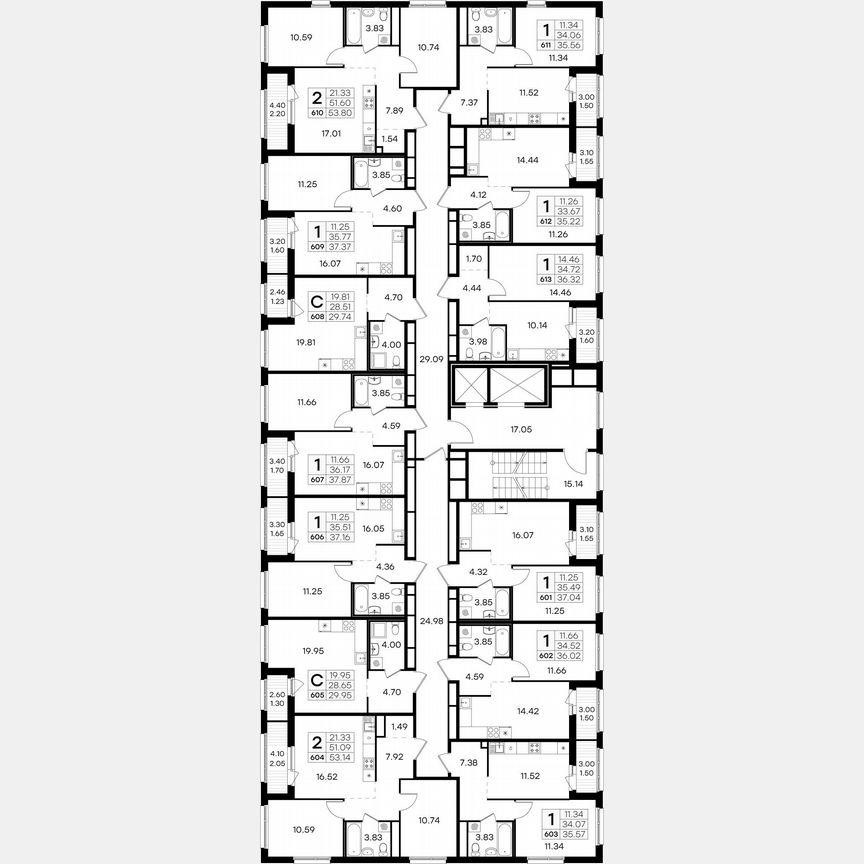 1-к. квартира, 37,4 м², 14/15 эт.