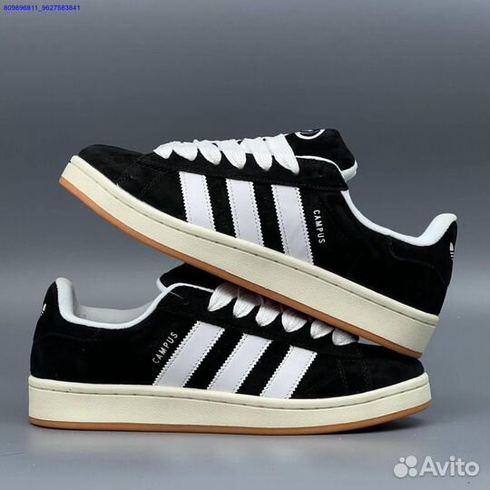 Кроссовки Adidas Campus Black (Арт.68846)