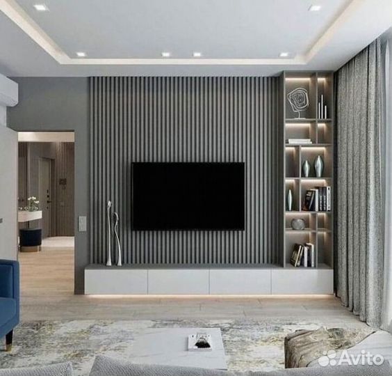 Тв зона со шкафами с фабрики