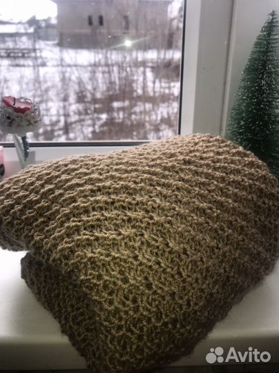 Плед детский вязаный ручная работа