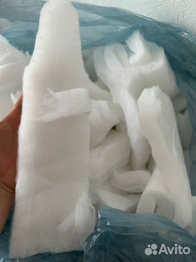 Обрезки синтепона холлофайбера