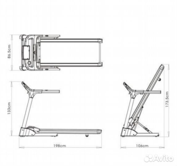 Беговая дорожка aerofit maxfit 26