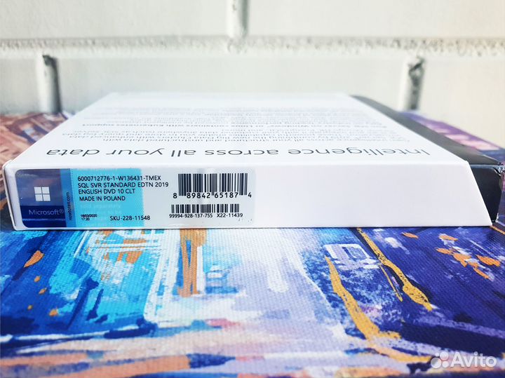 Microsoft SQL Server 2019 Standard DVD 10 Clt BOX