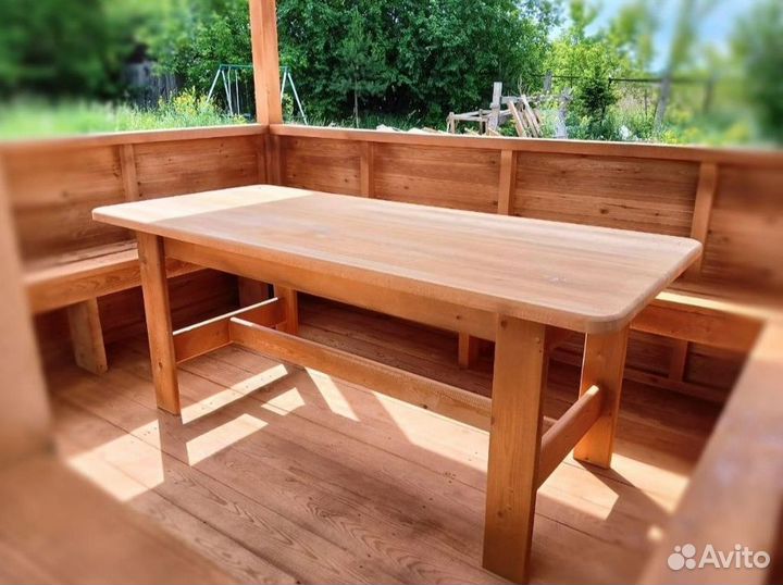 Беседка для дачи сосна покрытая лаком