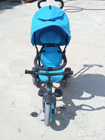 Велосипед коляска с ручкой