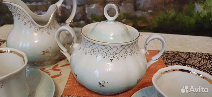 Сервиз кофейный времен СССР. Южноуральский завод