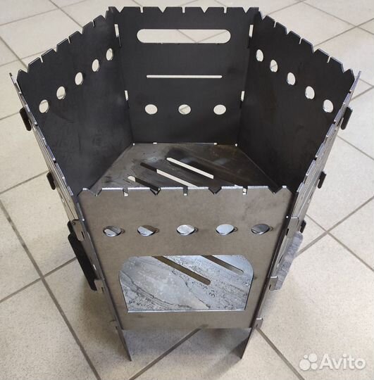 Печь разборная для казана 10л,12л.2,5мм, чехол