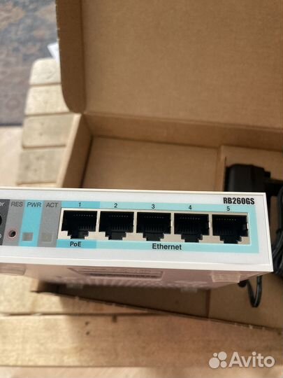 Mikrotik rb260gs управляемый коммутатор