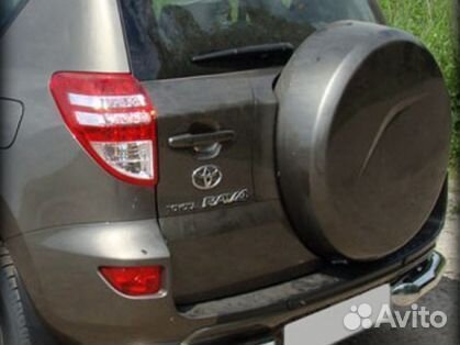 Защита заднего бампера Toyota Rav-4,2010-2012 г.в