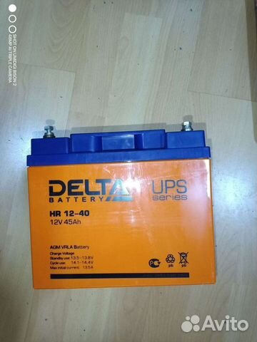Аккумулятор для ибп Delta HR 12-40 объявление продам