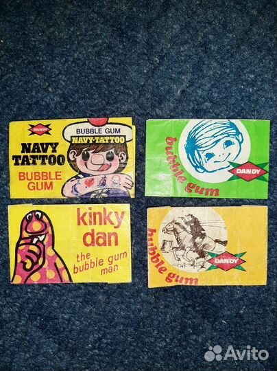 Вкладыши и не только от жвачек из 80х и 90 гг
