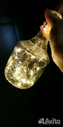 «Бутылка с гирляндой»