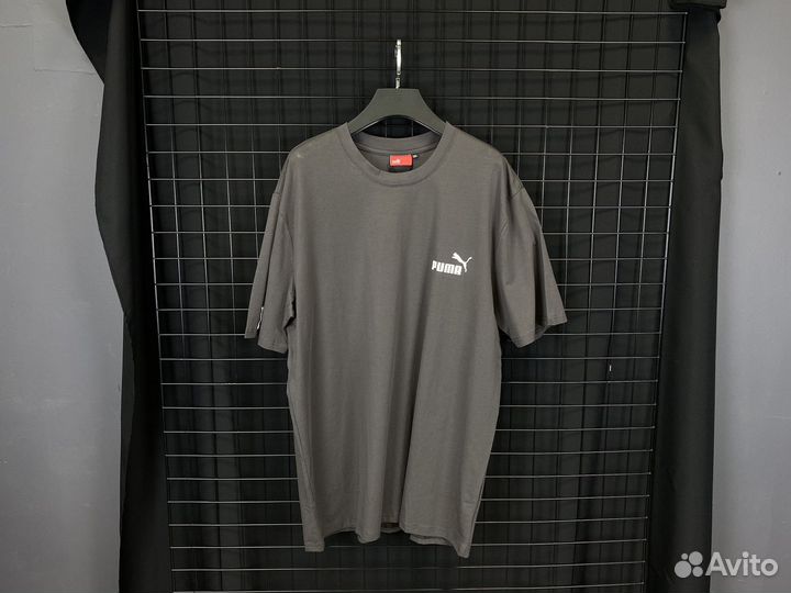 Футболка Puma серая новая