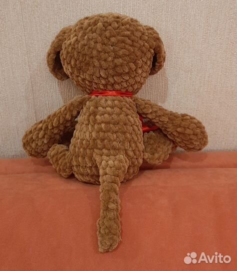 Плюшевая вязаная игрушка 