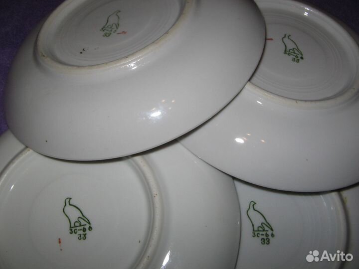 Блюдца сирень дулево 1966 год