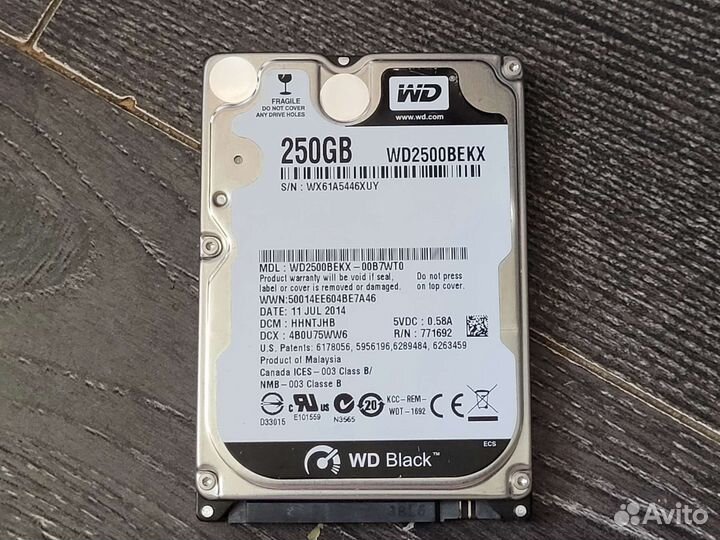 WD Black 250GB 2.5