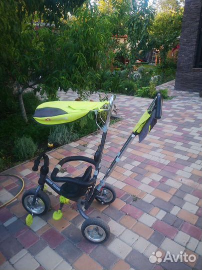 3х колесный велосипед с родительской ручкой