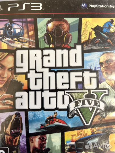 Игровой диск gta 5 на ps3
