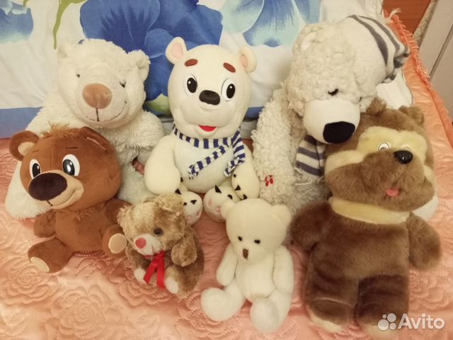 Мягкие игрушки Медведи