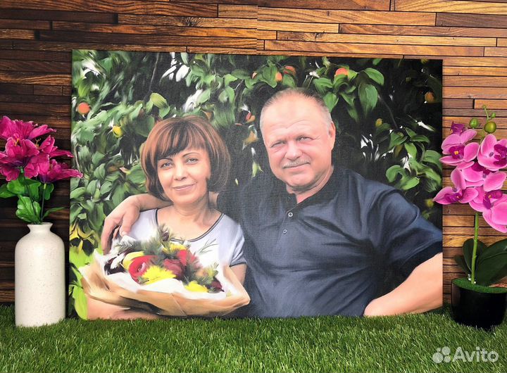 Портрет на холсте 40х60