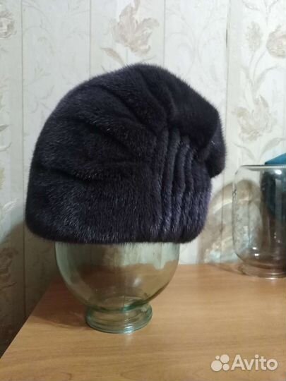 Шапка норковая женская