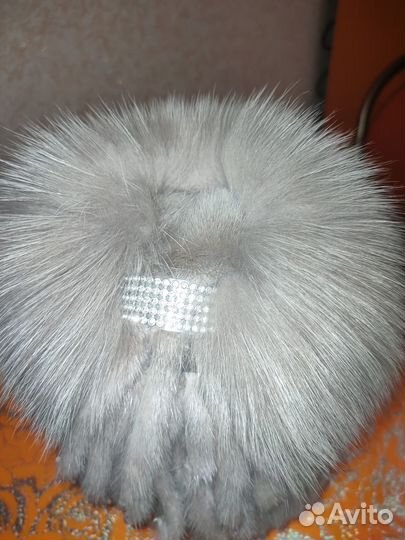 Шапка норковая новая
