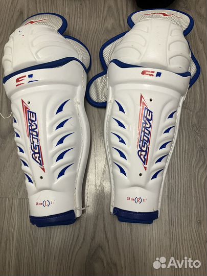 Защита голени хоккей ссм, защита для локтей