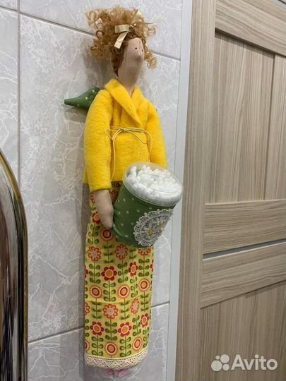 Куклы Тильда для ватных дисков и палочек